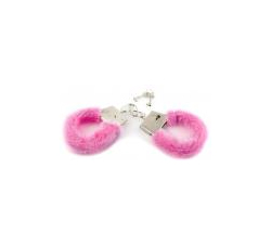  Play Time Cuffs Pink Furry Handcuffs  
